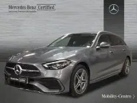 Usado Mercedes C300e AMG line 313 CV (230 kW) 2024 Gris selenita Familiar
