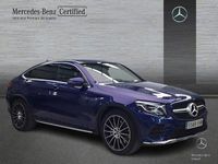 Usado Mercedes GLC220 AMG 170 CV (125 kW) 2018 Azul brillante Coupe