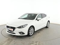 Usado Mazda 3 Luxury 120 CV (88 kW) 2015 Blanco Berlina