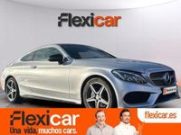 Usado Mercedes C220 AMG line 170 CV (125 kW) 2016 Gris Coupe