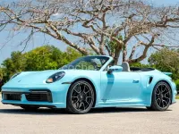 Usado Porsche 911 Turbo Cabriolet 580 CV (426 kW) 2024 Azul Descapotable