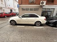 Usado Mercedes C200 Avantgarde 136 CV (100 kW) 2009 Blanco Berlina