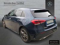 Usado Mercedes A250 AMG line 160 CV (117 kW) 2021 Azul Berlina