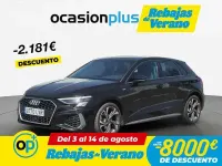 Usado Audi A3 Sportback S-Line 116 CV (85 kW) 2021 Negro Utilitario