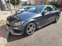 Usado Mercedes C250 AMG line 211 CV (155 kW) 2015 Gris / plata Berlina