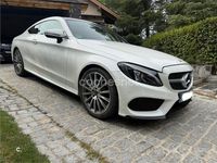 Usado Mercedes C300 AMG line 245 CV (180 kW) 2017 Blanco Coupe