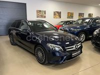 Usado Mercedes C200 160 CV (117 kW) 2019 Azul Familiar