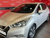 Usado Nissan Micra Acenta 90 CV (66 kW) 2019 Platinum silver (metalizado) Utilitario