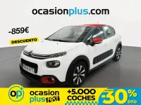 Usado Citroën C3 Feel 110 CV (80 kW) 2019 Blanco Utilitario