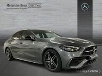 Usado Mercedes C220 AMG line 200 CV (147 kW) 2021 Selenitgrey  metallic paint Berlina