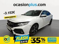 Usado Honda Civic Elegance 129 CV (94 kW) 2019 Blanco Berlina