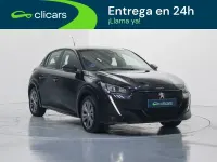 Usado Peugeot e-208 Active 100 kW (136 CV) 2023 Negro Utilitario