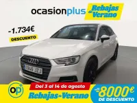 Usado Audi A3 Sportback Design 116 CV (85 kW) 2017 Blanco Utilitario