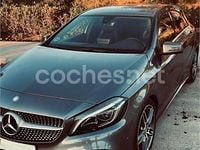 Usado Mercedes A180 AMG line 122 CV (89 kW) 2017 Gris / plata Berlina