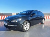 Usado Peugeot 308 Active 131 CV (96 kW) 2017 Negro Utilitario