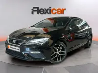 Usado Seat Leon FR 180 CV (132 kW) 2018 Negro Berlina