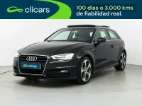 Usado Audi A3 S-Line 110 CV (80 kW) 2015 Negro Utilitario