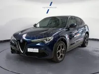 Usado Alfa Romeo Stelvio 280 CV (205 kW) 2017 Azul SUV
