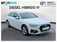 Usado Audi A4 S-Line 204 CV (150 kW) 2021 Blanco Familiar
