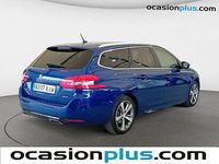 Usado Peugeot 308 SW GT-line 131 CV (96 kW) 2019 Azul Familiar