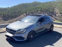 Usado Mercedes A180 AMG line 122 CV (89 kW) 2016 Gris / plata Berlina