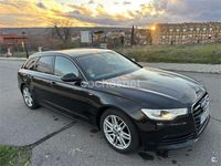 Usado Audi A6 S-Line 190 CV (139 kW) 2015 Negro Familiar