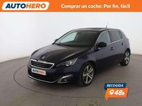 Usado Peugeot 308 Allure 116 CV (85 kW) 2014 Azul Utilitario