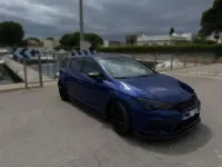 Usado Seat Leon FR 150 CV (110 kW) 2019 Azul Utilitario