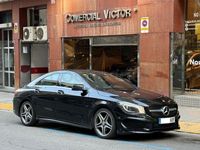 Usado Mercedes CLA200 AMG line 136 CV (100 kW) 2014 Negro Berlina