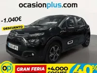 Usado Citroën C3 PureTech 82 CV (60 kW) 2024 Negro Utilitario