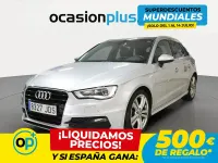 Usado Audi A3 S-Line 150 CV (110 kW) 2015 Gris Berlina