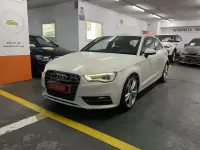 Usado Audi A3 S-Line 110 CV (80 kW) 2015 Blanco Berlina