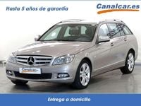 Usado Mercedes C200 Avantgarde 136 CV (100 kW) 2008 Plateado Familiar