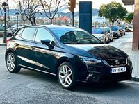 Usado Seat Ibiza FR 90 CV (66 kW) 2018 Negro Berlina