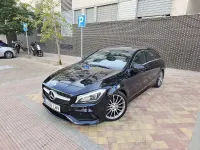 Usado Mercedes CLA200 Shooting Brake AMG line 136 CV (100 kW) 2017 Negro Familiar