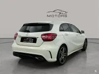 Usado Mercedes A200 AMG line 136 CV (100 kW) 2016 Blanco Berlina