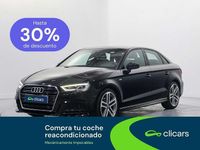 Usado Audi A3 S-Line 116 CV (85 kW) 2017 Negro Berlina
