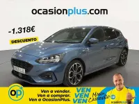 Usado Ford Focus ST-Line 125 CV (91 kW) 2020 Azul Utilitario