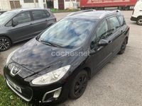 Usado Peugeot 308 SW Access 92 CV (67 kW) 2012 Negro Familiar