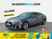 Usado Audi A5 S-Line 265 CV (194 kW) 2021 Gris Coupe