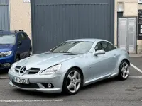 Usado Mercedes SLK350 272 CV (200 kW) 2006 Azul Descapotable