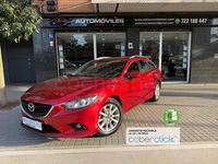 Usado Mazda 6 Style 145 CV (106 kW) 2017 Granate Familiar