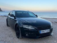 Usado Audi A4 140 CV (102 kW) 2009 Negro Familiar