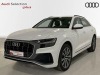 Usado Audi Q8 S-Line 286 CV (210 kW) 2020 Blanco SUV