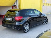Usado Mercedes A200 AMG line 136 CV (100 kW) 2015 Negro Berlina