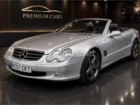 Usado Mercedes SL500 306 CV (225 kW) 2001 Gris / plata Descapotable
