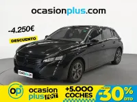 Usado Peugeot 308 Active 130 CV (95 kW) 2024 Negro Berlina