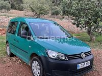 Usado VW Caddy Trendline 110 CV (80 kW) 2013 Verde Monovolumen
