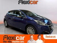 Usado Peugeot 208 Allure 110 CV (80 kW) 2018 Azul Utilitario