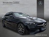 Usado Mercedes C300 AMG line 265 CV (194 kW) 2023 Negro obsidiana